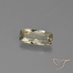 Diaspro cangiante Giallo chiaro naturale da 1.01 ct, Cuscino, VVS-VS
