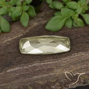 Diaspro cangiante Giallo chiaro naturale da 1.22 ct, Cuscino, VS