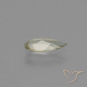 Diaspro cangiante Giallo Beige naturale da 0.63 ct, Forma a pera, VVS-VS