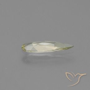 Diaspro cangiante Giallo chiaro naturale da 0.60 ct, Forma a pera, VVS-VS