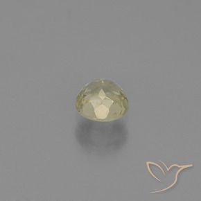 Diasporo cangiante naturale giallo da 0,60 ct, taglio rotondo, VS