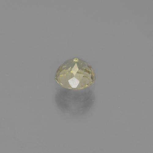 Diasporo cangiante naturale giallo chiaro da 0,58 ct, taglio rotondo, VS