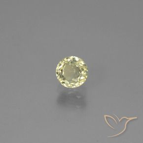 Diasporo cangiante naturale giallo da 0,54 ct, taglio rotondo, VS