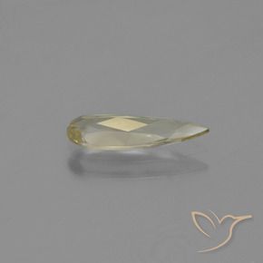Diaspro cangiante Giallo caldo naturale da 0.84 ct, Forma a pera, VVS-VS