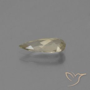 Diaspro cangiante Giallo chiaro naturale da 0.69 ct, Forma a pera, VVS-VS