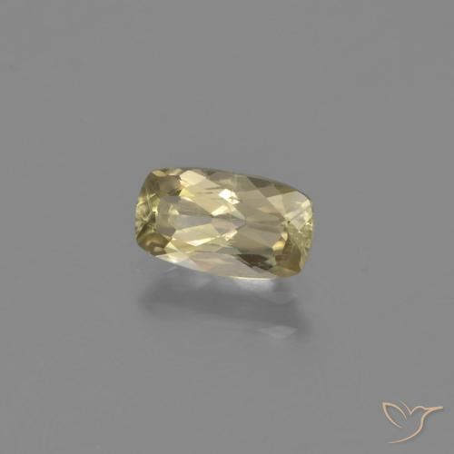 Diaspro cangiante Giallo molto chiaro naturale da 0.77 ct, Cuscino, VS