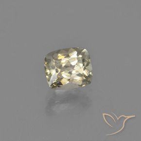 Diaspro cangiante Giallo molto chiaro naturale da 0.99 ct, Cuscino, VVS-VS