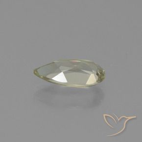 Diaspro cangiante Giallo chiaro naturale da 0.71 ct, Forma a pera, VVS