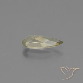 Diaspro cangiante Giallo chiaro naturale da 1.05 ct, Forma a pera, VVS-VS