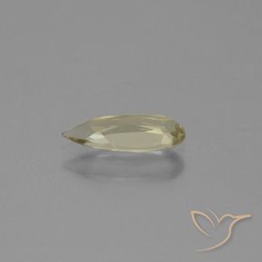 Diaspro cangiante Giallo Beige naturale da 0.84 ct, Forma a pera, VVS-VS