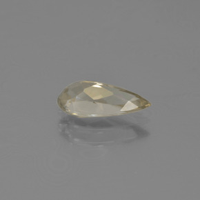 Diaspro cangiante Giallo caldo naturale da 1.17 ct, Forma a pera, VVS-VS