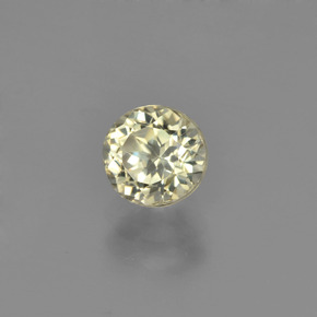 Diasporo cangiante verde / rosa naturale da 0,83 ct, taglio rotondo, VVS