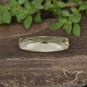 Diaspro cangiante Giallo chiaro naturale da 1.18 ct, Cuscino, VVS