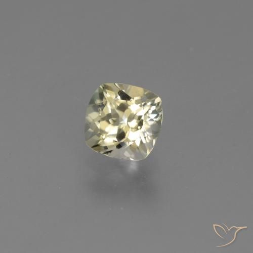 Diaspro cangiante Giallo dorato molto chiaro naturale da 0.80 ct, Cuscino, VVS-VS