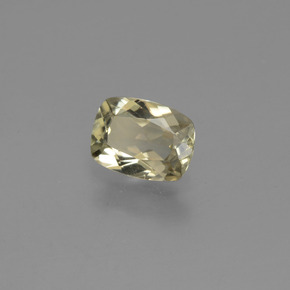 Diaspro cangiante Giallo dorato molto chiaro naturale da 0.74 ct, Taglio a cuscino, VVS-VS