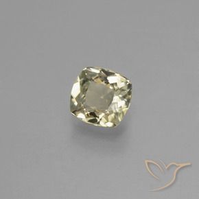 Diasporo cangiante naturale giallo da 0,66 ct, taglio a cuscino, VVS-VS