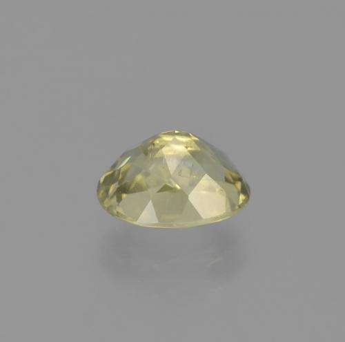 Diasporo cangiante naturale giallo da 1,18 ct, taglio ovale, VS-SI