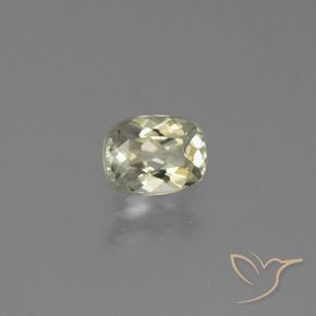 Diaspro cangiante Giallo pallido naturale da 0.77 ct, Cuscino, VVS