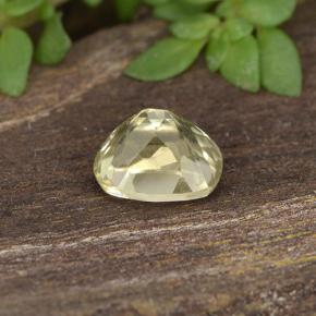 Diasporo cangiante naturale giallo da 0,54 ct, taglio a cuscino, VVS