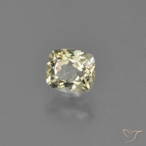 Diaspro cangiante Giallo chiaro naturale da 0.76 ct, Cuscino, VVS-VS
