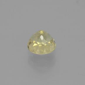Diaspro cangiante Giallo chiaro naturale da 1.29 ct, Taglio rotondo, VS-SI