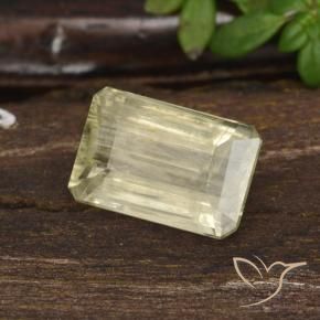 Diaspro cangiante Giallo molto chiaro naturale da 1.59 ct, Ottagonale / Taglio smeraldo, VS-SI