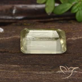 Diaspro cangiante Giallo molto chiaro naturale da 1.59 ct, Ottagonale / Taglio smeraldo, VS-SI
