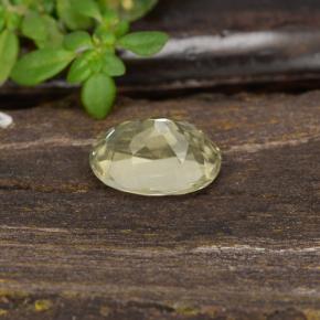 Diasporo cangiante naturale giallo da 0,95 ct, taglio ovale, VS