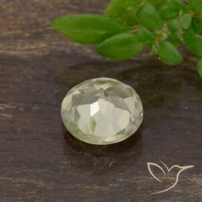 Diaspro cangiante Giallo chiaro naturale da 0.60 ct, Rotondo, VVS-VS