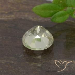 Diaspro cangiante Giallo molto chiaro naturale da 0.61 ct, Rotondo, VVS-VS