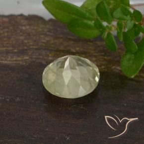 Diaspro cangiante Giallo chiaro naturale da 0.64 ct, Rotondo, VVS-VS