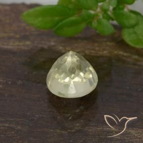 Diaspro cangiante Giallo chiaro naturale da 0.63 ct, Rotondo, VS-SI