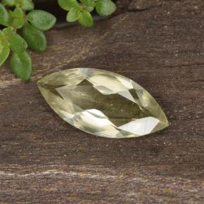 Diasporo cangiante naturale giallo da 0,76 ct, marchesa, VVS-VS