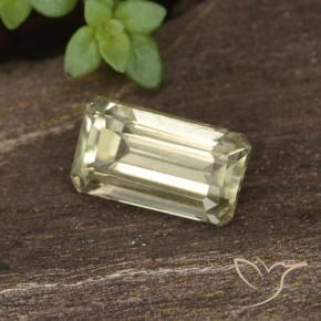 Diaspro cangiante Giallo chiaro naturale da 0.87 ct, Ottagonale / Taglio smeraldo, VVS-VS