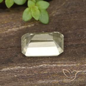 Diaspro cangiante Giallo chiaro naturale da 0.73 ct, Ottagonale / Taglio smeraldo, VVS-VS