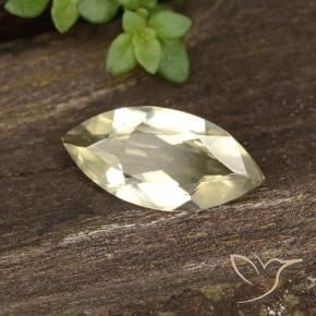 Diaspro cangiante Giallo chiaro naturale da 0.78 ct, Taglio marquise, VVS-VS