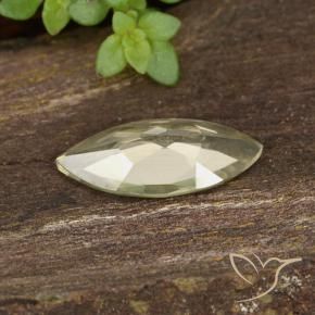Diaspro cangiante Giallo chiaro naturale da 0.78 ct, Taglio marquise, VVS-VS