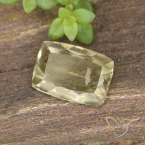 Diaspro cangiante Giallo chiaro naturale da 0.73 ct, Cuscino, VS