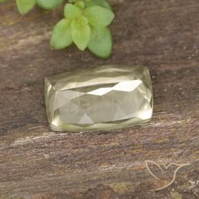 Diaspro cangiante Giallo chiaro naturale da 0.73 ct, Cuscino, VS
