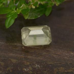 Diaspro cangiante Giallo molto chiaro naturale da 0.70 ct, Taglio smeraldo, VS