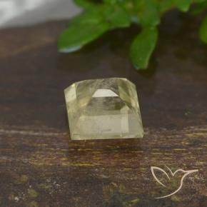 Diaspro cangiante Giallo chiaro naturale da 0.81 ct, Quadrato, VS