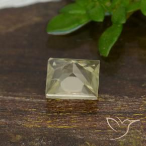 Diaspro cangiante Giallo chiaro naturale da 0.50 ct, Quadrato, VS