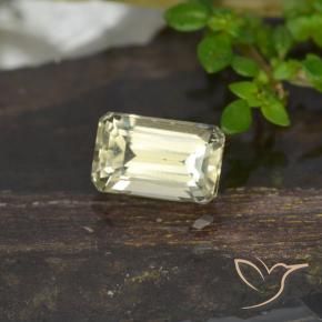 Diaspro cangiante Giallo molto chiaro naturale da 0.81 ct, Ottagonale / Taglio smeraldo, VVS-VS
