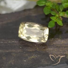 Diaspro cangiante Giallo molto chiaro naturale da 0.82 ct, Taglio a fantasia, VS