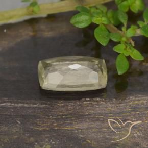 Diaspro cangiante Giallo molto chiaro naturale da 0.78 ct, Cuscino, VS-SI