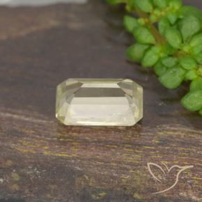 Diaspro cangiante Giallo chiaro naturale da 0.69 ct, Ottagonale / Taglio smeraldo, VS