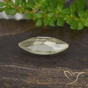 Diaspro cangiante Giallo molto chiaro naturale da 0.62 ct, Taglio marquise, VVS-VS