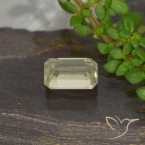 Diaspro cangiante Giallo Beige naturale da 0.53 ct, Ottagonale / Taglio smeraldo, VVS-VS