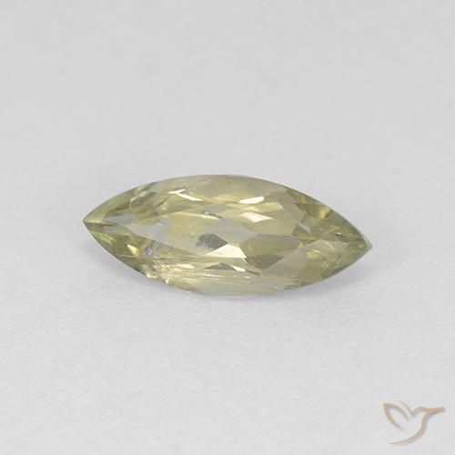 Diaspro cangiante Giallo chiaro naturale da 0.83 ct, Taglio marquise, VS
