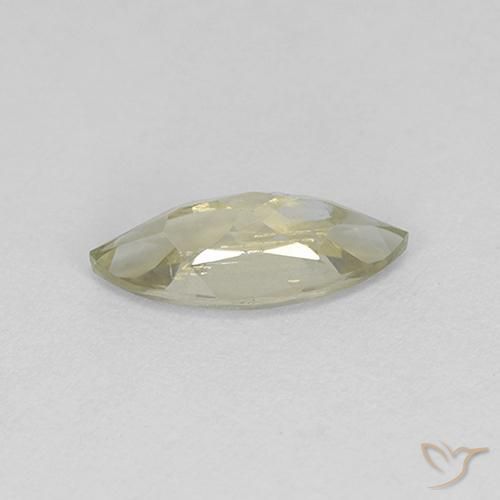 Diaspro cangiante Giallo chiaro naturale da 0.83 ct, Taglio marquise, VS